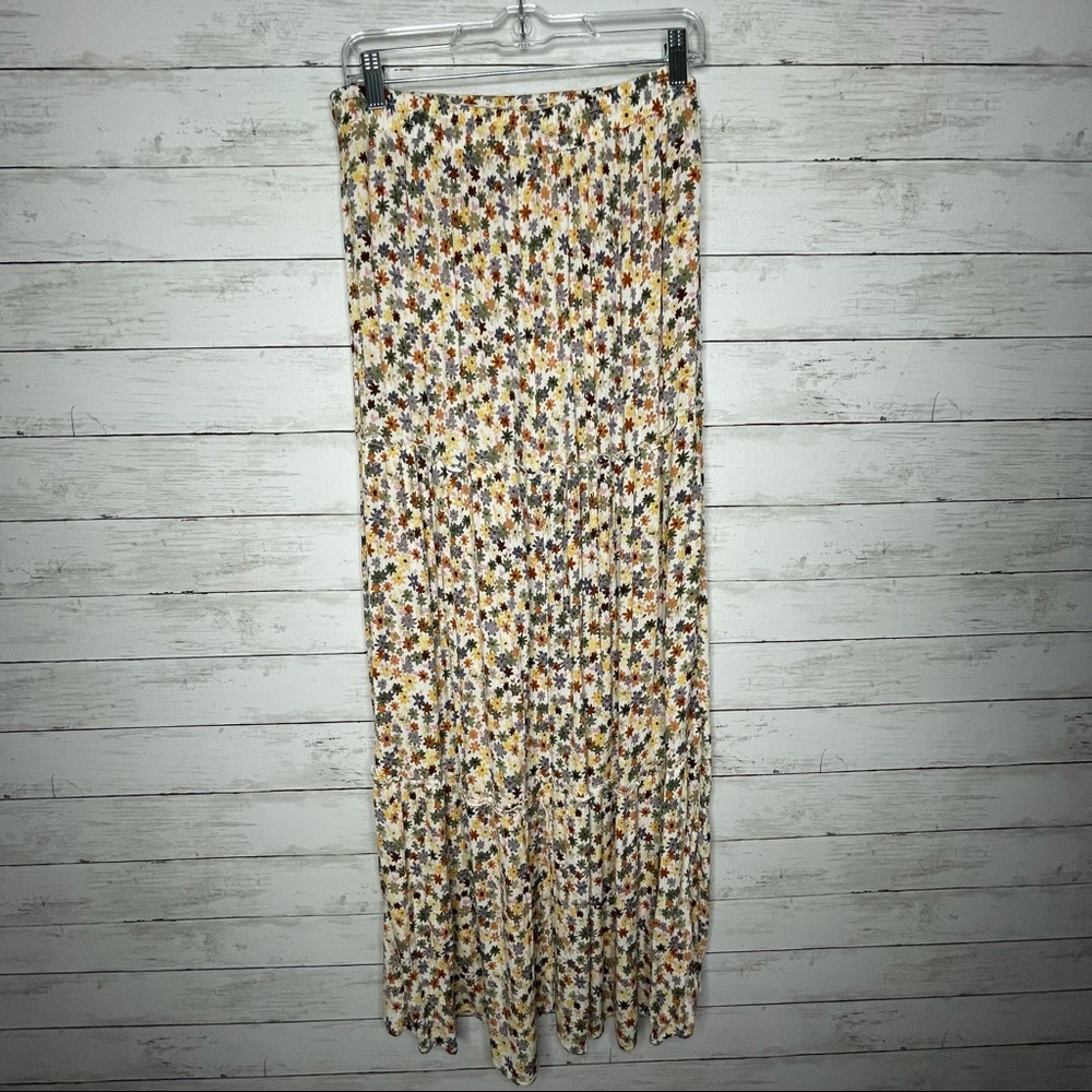 Mossimo Floral Tiered Maxi Skirt - Picture 3 of 5